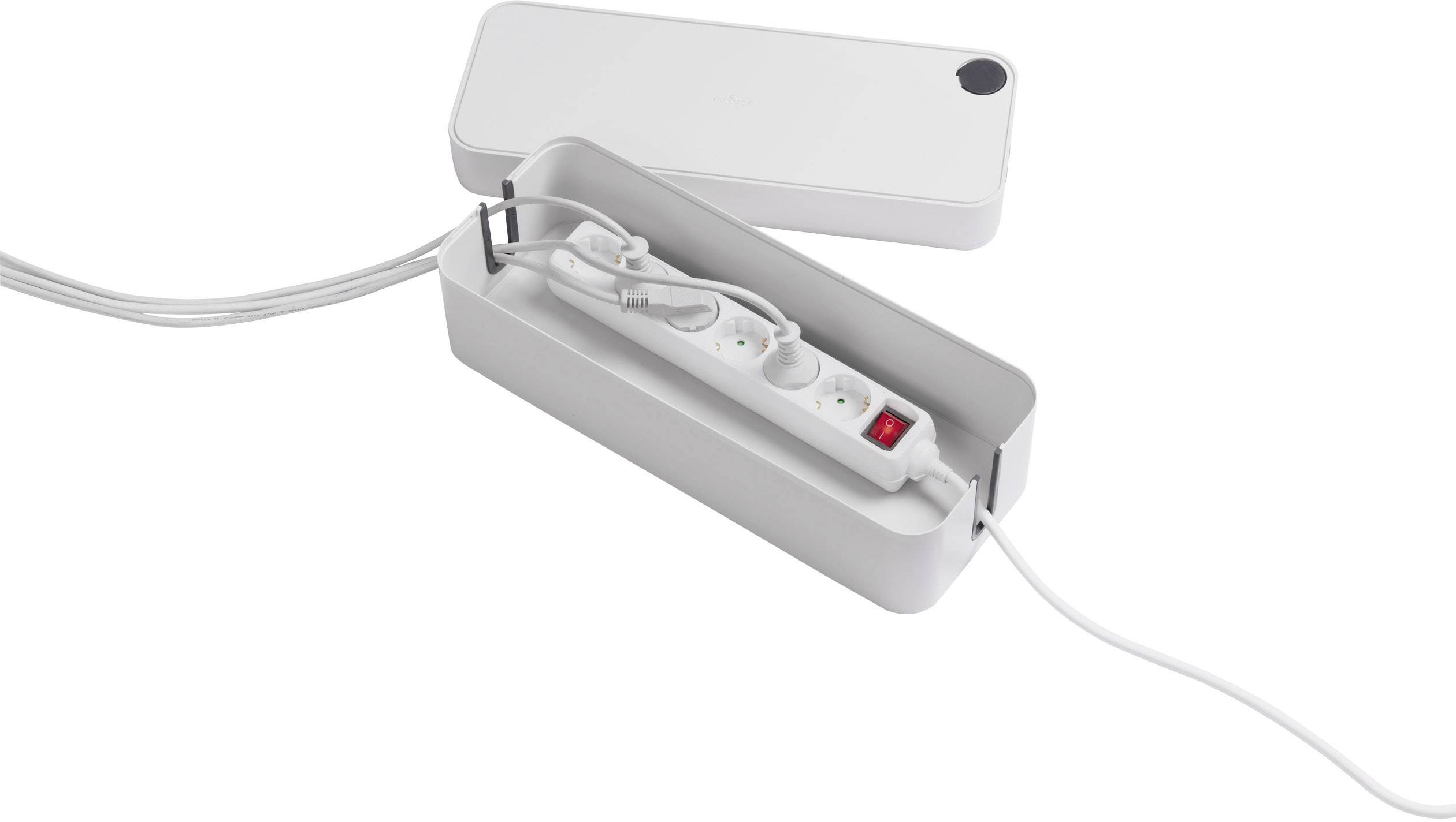 Durable Scatola ordina cavi CAVOLINE® BOX L 503010 Grigio 1 pz.-6