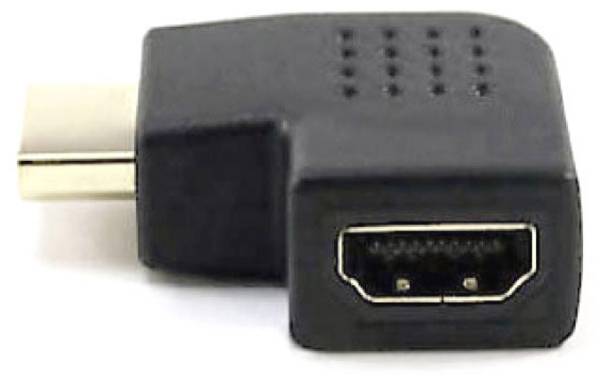 TECHly IADAP-HDMI-R HDMI Adattatore [1x Presa HDMI - 1x Spina HDMI] Nero