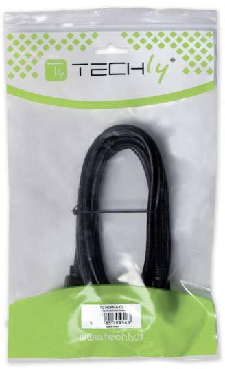 TECHLY Cavo DVI analogico/digitale M/M Single Link 1,8 m (DVI-I) Nero 1,8 m-1