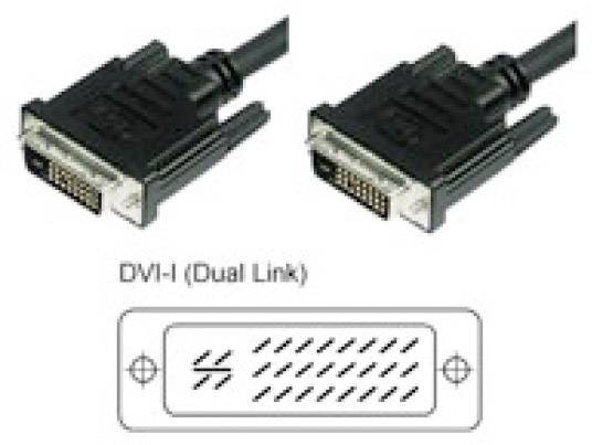 TECHly DVI Cavo Spina DVI-I 24+5pol. , Spina DVI-I 24+5pol. 1.80 m Nero ICOC-DVI-8900 Cavo DVI-0