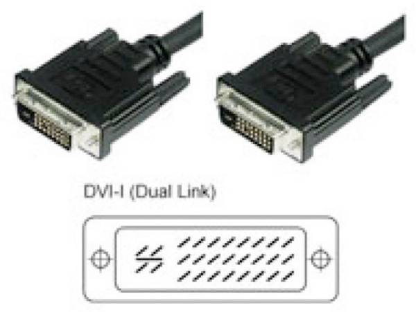 TECHly DVI Cavo Spina DVI-I 24+5pol. , Spina DVI-I 24+5pol. 1.80 m Nero ICOC-DVI-8900 Cavo DVI