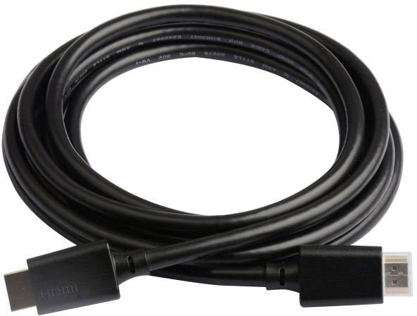TECHly HDMI Cavo Spina HDMI-A, Spina HDMI-A 2.00 m Nero ICOC-HDMI21-8-020 UHD 10K Cavo HDMI-0