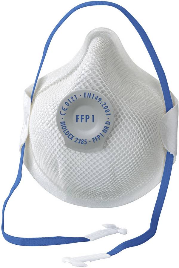 Moldex Smart 238501 Mascherina antipolvere con valvola FFP1 D 20 pz. EN 149:2001, EN 149:2009 DIN 149:2001, DIN 149:2009