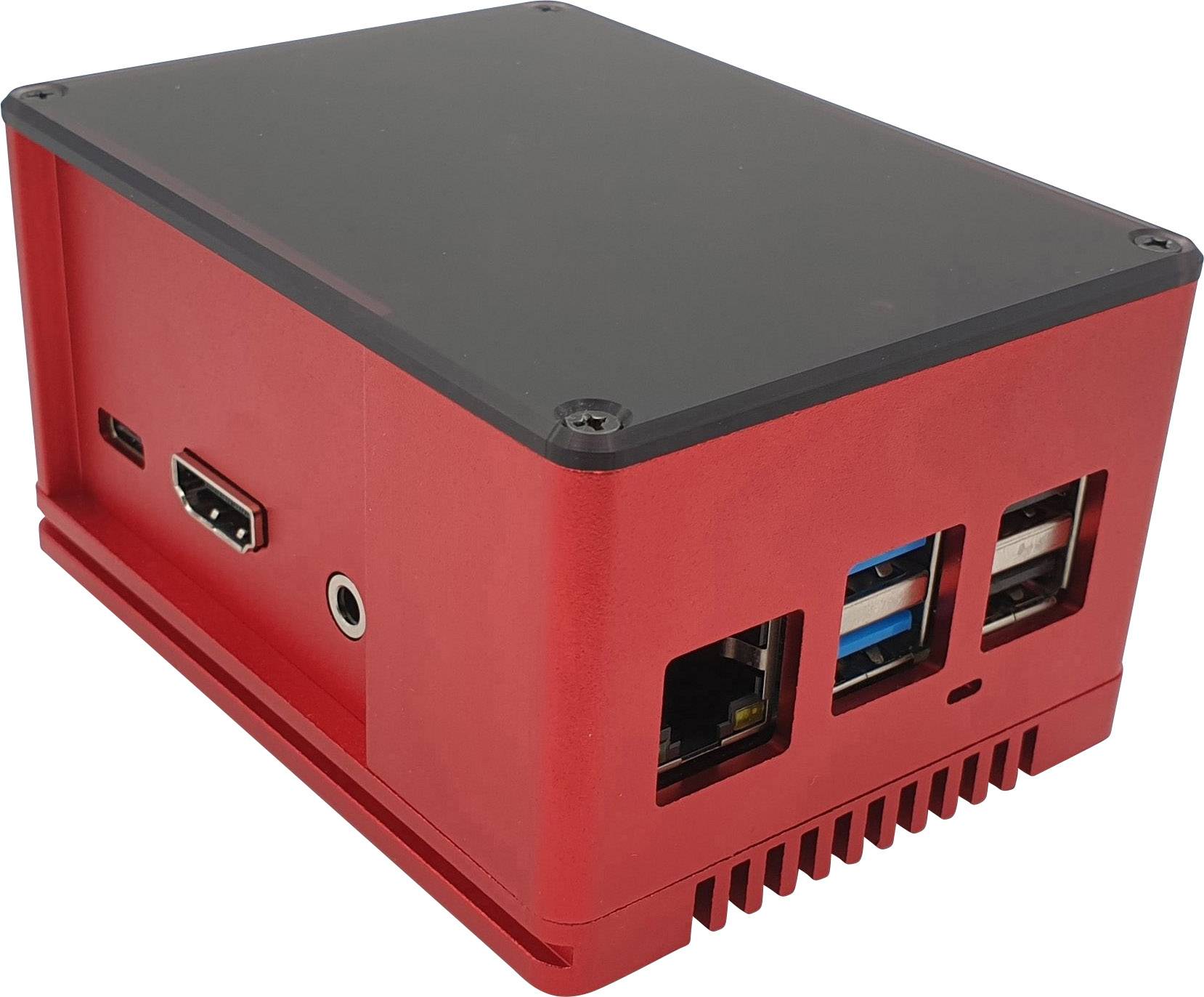 Custodia per scheda SBC Allnet RockPi_GH_PROHP_R Adatto per (kit di sviluppo): Rock Pi Rosso