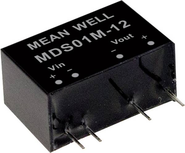 MEAN WELL MDS01N-15 Modulo convertitore DC / DC 67 mA 1 W Num. uscite: 1 x Contenuto 1 pz.