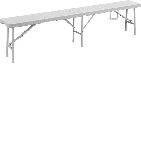 Mobili per campeggio - Panchina da campeggio Perel imitation rotin Bianco FP160RW - Mobili per campeggio - Panchina da campeggio Perel imitation rotin Bianco FP160RW -