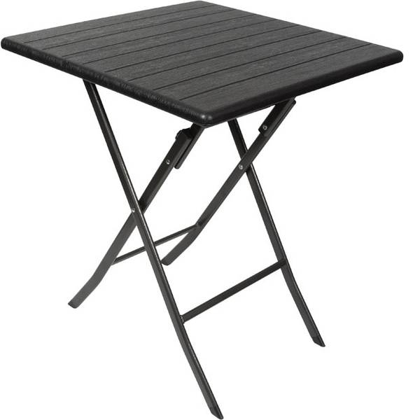 Mobili per campeggio - Tavolo da campeggio Perel folding table wood Nero FP62W - Mobili per campeggio - Tavolo da campeggio Perel folding table wood Nero FP62W -