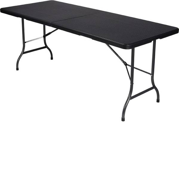 Mobili per campeggio - Tavolo da campeggio Perel folding table rattan Nero FP180R - Mobili per campeggio - Tavolo da campeggio Perel folding table rattan Nero FP180R -