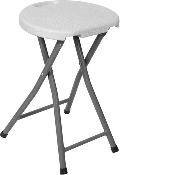 Mobili per campeggio - Sgabello pieghevole Perel stool Bianco FP130 - Mobili per campeggio - Sgabello pieghevole Perel stool Bianco FP130 -