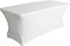 Perel Cover for table, white, rectangular, 180 cm x 75 cm x 74 cm