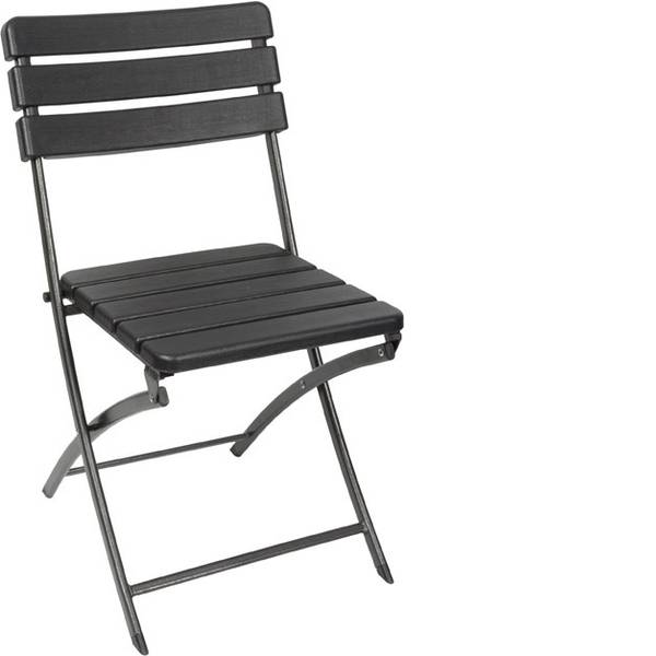 Mobili per campeggio - Sedia da campeggio Perel folding chair wood Nero FP165W - Mobili per campeggio - Sedia da campeggio Perel folding chair wood Nero FP165W -