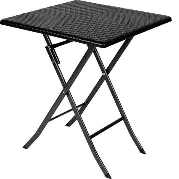 Mobili per campeggio - Tavolo da campeggio Perel folding table rattan Nero FP62R - Mobili per campeggio - Tavolo da campeggio Perel folding table rattan Nero FP62R -