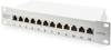 Digitus DN-91612S-EA-G 12 Porte Patchpanel di rete 254 mm (10") CAT 6A 1 U Multicolore pronto all'uso
