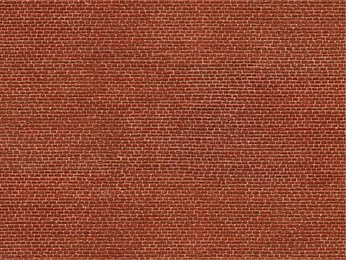NOCH 0056610 Universale Pannelli 3D Clinker Rosso