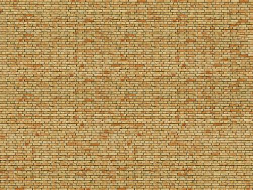 NOCH 0056613 Universale Pannelli 3D Clinker giallo