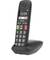 Telefono cordless su stazione di ricarica. Display ampio con ora '12:09'. Tasti con simboli per rispondere, terminare la chiamata e vivavoce.