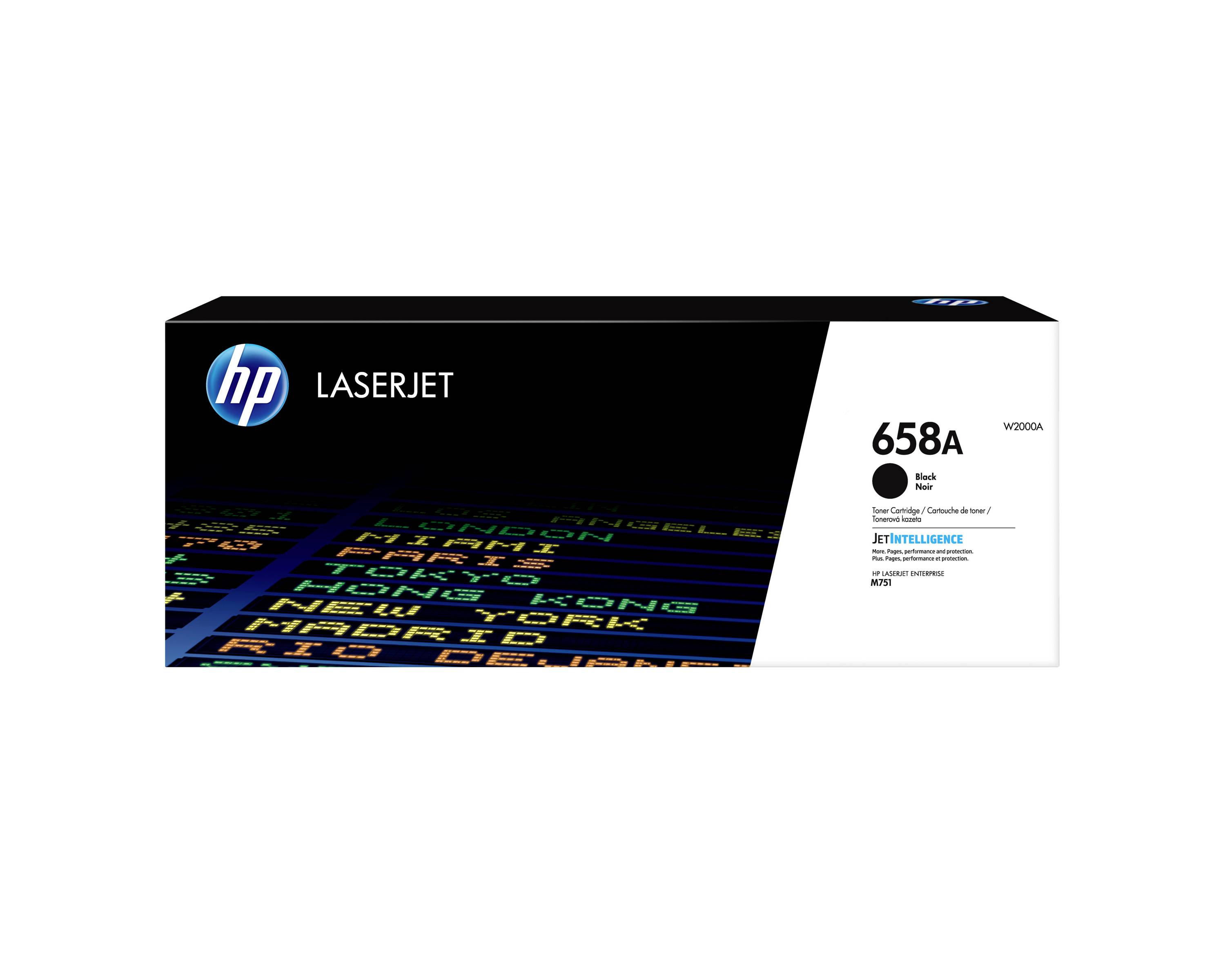 HP 658A W2000A Toner Nero 7000 pagine Originale Cartuccia toner