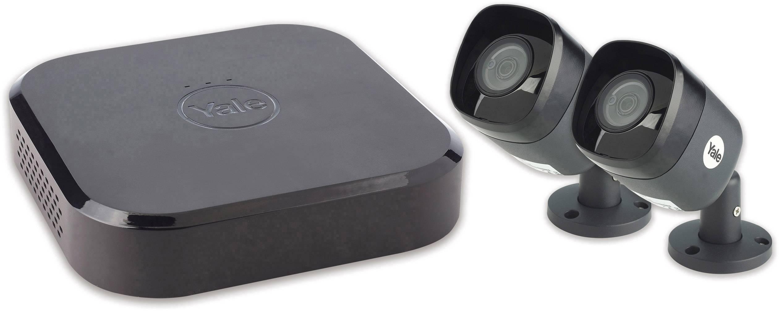 YALE SV-4C-2ABFX Analogico Kit videocamere sorveglianza 4 canali con 2 camere 1920 x 1080 Pixel 1 TB