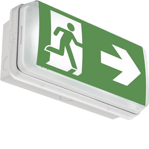 Segnaletica per uscite d`emergenza - ABB 7TCA091160R0583 Indicazione via di fuga illuminata a LED Montaggio a soffitto, Montaggio a parete - Segnaletica per uscite d`emergenza - ABB 7TCA091160R0583 Indicazione via di fuga illuminata a LED Montaggio a soffitto, Montaggio a parete -