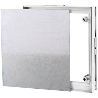 Porta Di Ispezione In Plastica ABS Bianca 300x500 Mm - Per Soffitti E Pareti, Apertura Regolabile - Foto 3