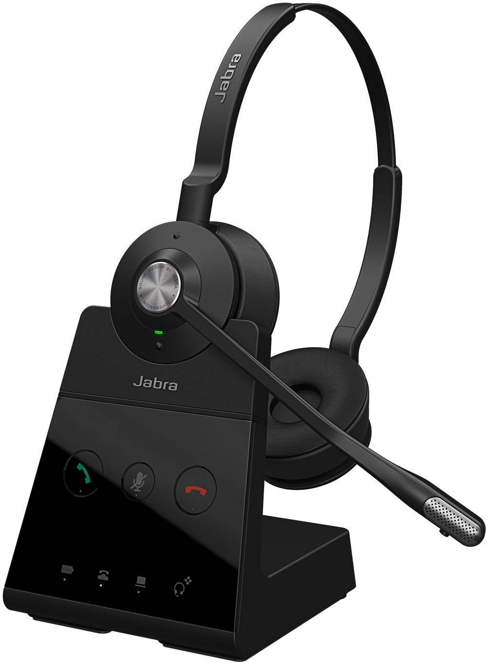 Jabra Engage 65 Stereo Cuffie On Ear DECT Stereo Nero Eliminazione del rumore Muto Telefono-0