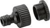 Kärcher Home & Garden 2.645-007.0 Kärcher 2.645-007.0, Schwarz Plastica Presa per rubinetti filettati Raccordo a innesto, 25 mm (1") IG, 24,2 mm (3/4") FI Kit