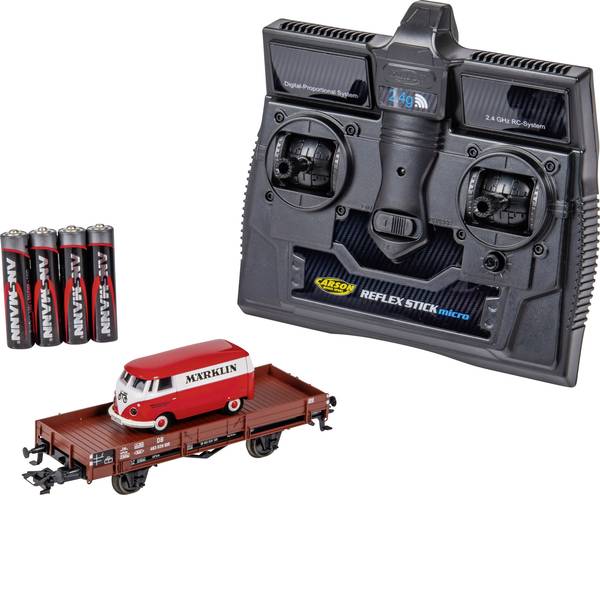 Mini auto radiocomandate elettriche - Carson Modellsport 504132 VW Bus T1 Kastenwagen Märklin mit Niederbordwagen 1:87 Automodello Elettrica Auto stradale - Mini auto radiocomandate elettriche - Carson Modellsport 504132 VW Bus T1 Kastenwagen Märklin mit Niederbordwagen 1:87 Automodello Elettrica Auto stradale -