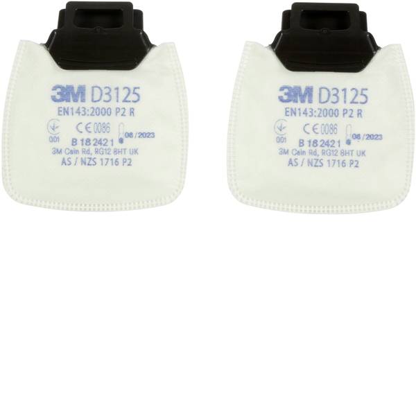 Filtri per protezione delle vie respiratorie - 3M D3125 2 pz. - Filtri per protezione delle vie respiratorie - 3M D3125 2 pz. -
