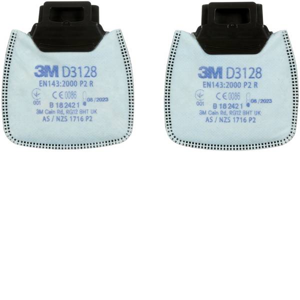 Filtri per protezione delle vie respiratorie - 3M D3128 2 pz. - Filtri per protezione delle vie respiratorie - 3M D3128 2 pz. -