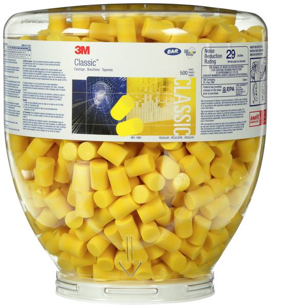 Tappi per la protezione dell`udito - EAR PD01001 Classic Confezione ricarica di tappi per le orecchie 28 dB usa e getta 500 Paia - Tappi per la protezione dell`udito - EAR PD01001 Classic Confezione ricarica di tappi per le orecchie 28 dB usa e getta 500 Paia -