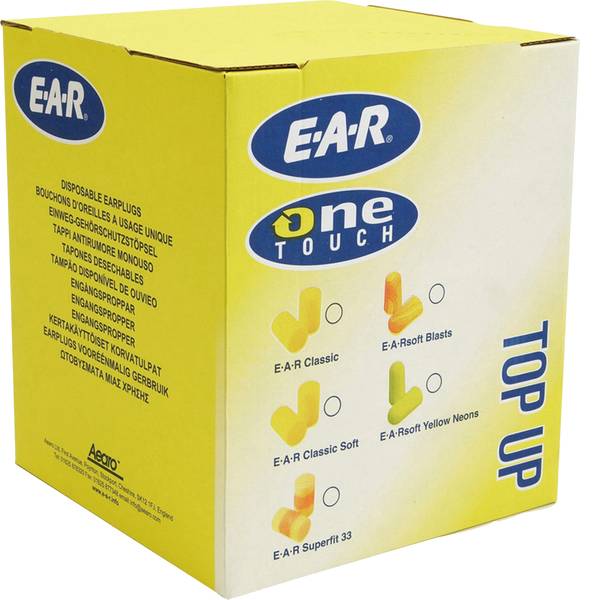 Tappi per la protezione dell`udito - EAR OLDPD01201 Classic II Tappi per le orecchie 28 dB usa e getta 500 Paia - Tappi per la protezione dell`udito - EAR OLDPD01201 Classic II Tappi per le orecchie 28 dB usa e getta 500 Paia -
