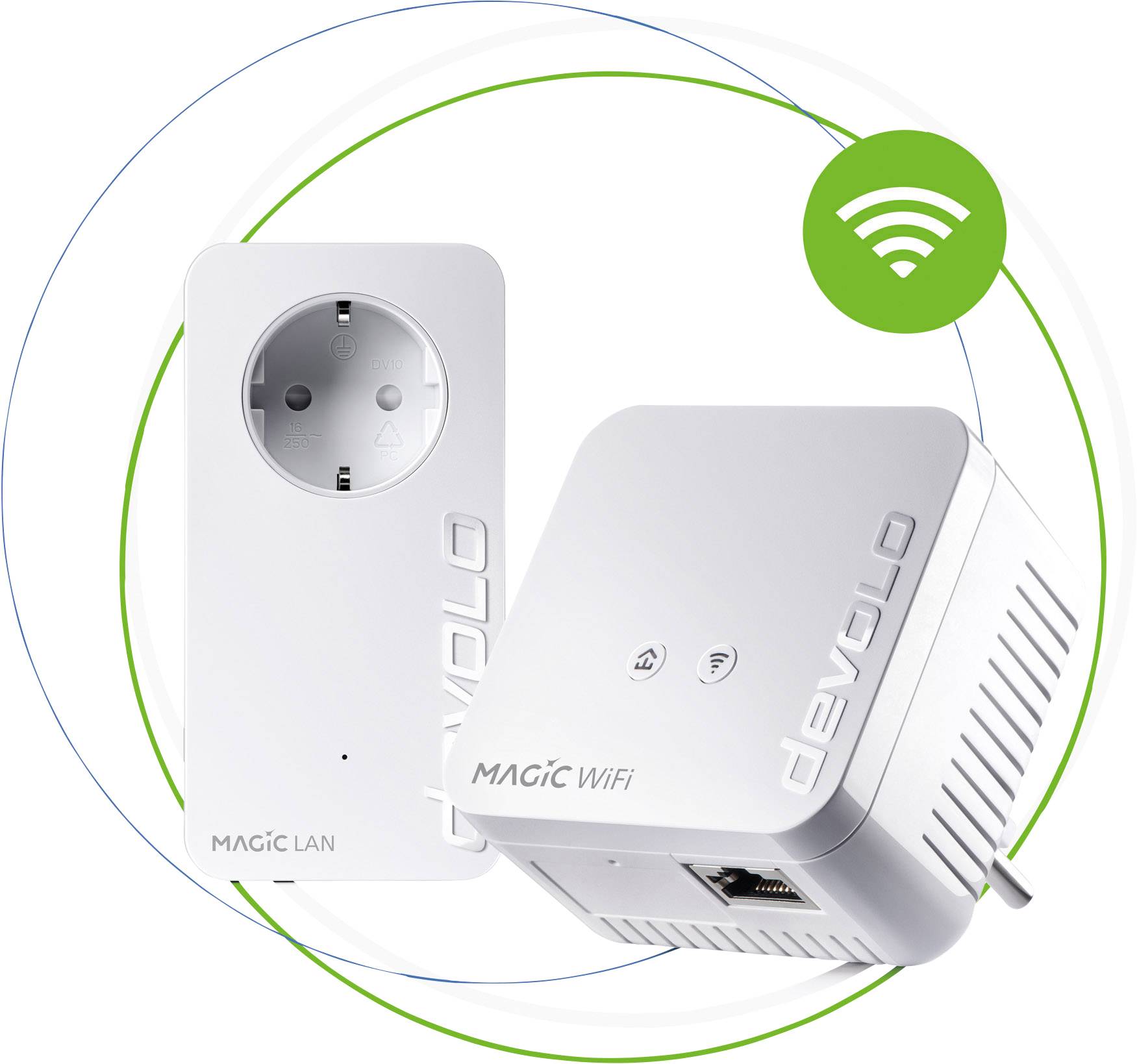 Devolo Magic 1 WiFi mini Starter Kit BE Powerline WLAN Starter Kit 8565 BE Powerline, WLAN 1200 MBit/s