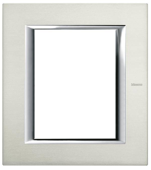 Legrand Telaio Axolute Alluminio HA4826XC 1 pz.