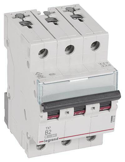 Legrand 403395 Legrand 403395 Interruttore magnetotermico 2 A 400 V/AC