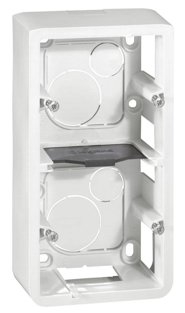 Legrand Alloggiamento a parete Mosaic Bianco 080282 1 pz.