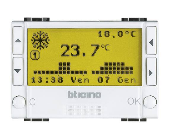 Legrand Termostati Living&Light Bianco N4451 1 pz.