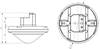 Theben 2080030 Soffitto Rivelatore di presenza 360 ° Bianco IP40