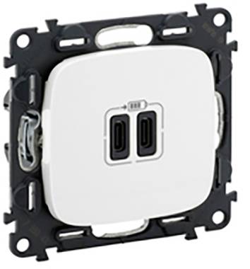 Legrand Presa USB Valena Life Allure Bianco 755345 1 pz.