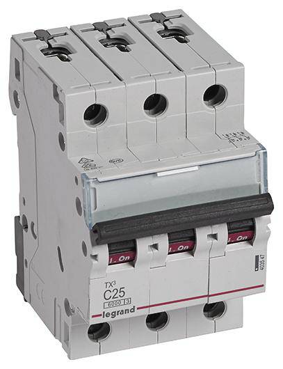 LEGRAND 403547 TX3 LS C25A 3p 6kA 3M