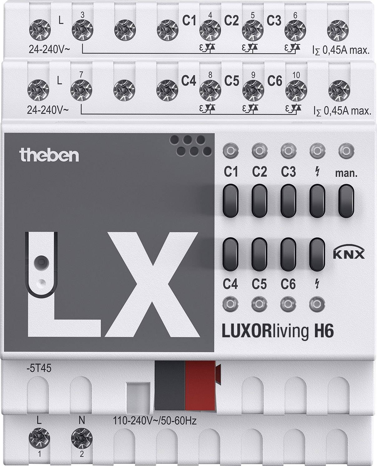 Theben 4800440 Attuatore di riscaldamento LUXORliving H6