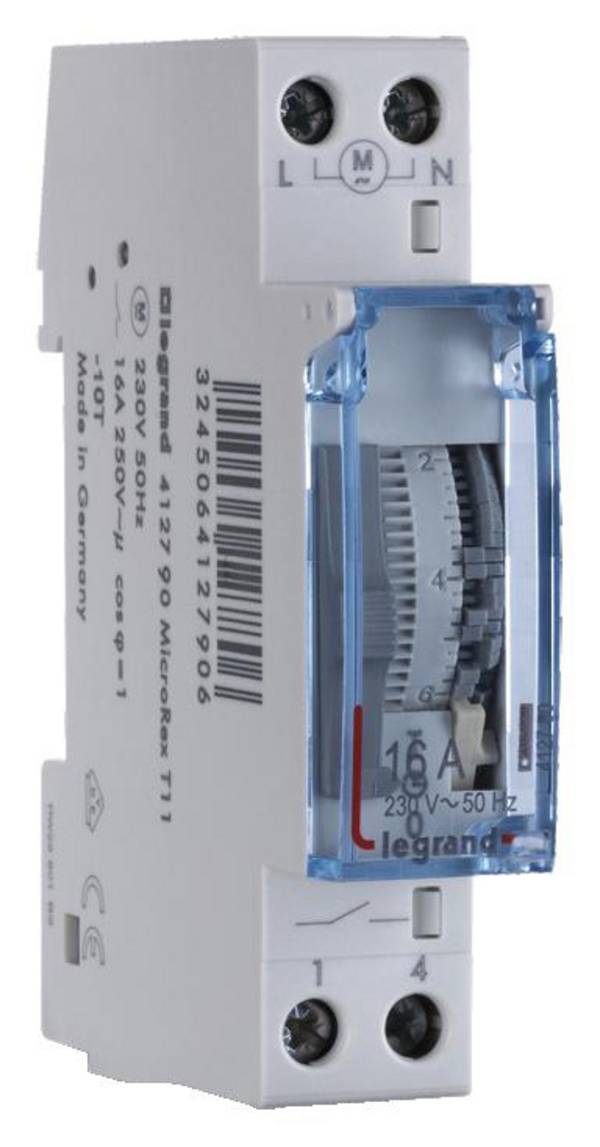 Legrand Legrand 412790 Timer per guida DIN analogico 230 V