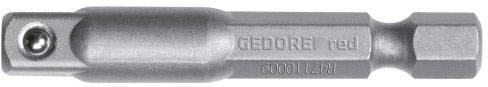 Adattatore a bussola metallico con la scritta 'GEDORE red', ideale per lavori meccanici di precisione.