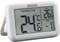 Termometro digitale con display grande. Temperatura attuale: 24,6°C. Massima 26,6°C; minima -1,5°C.