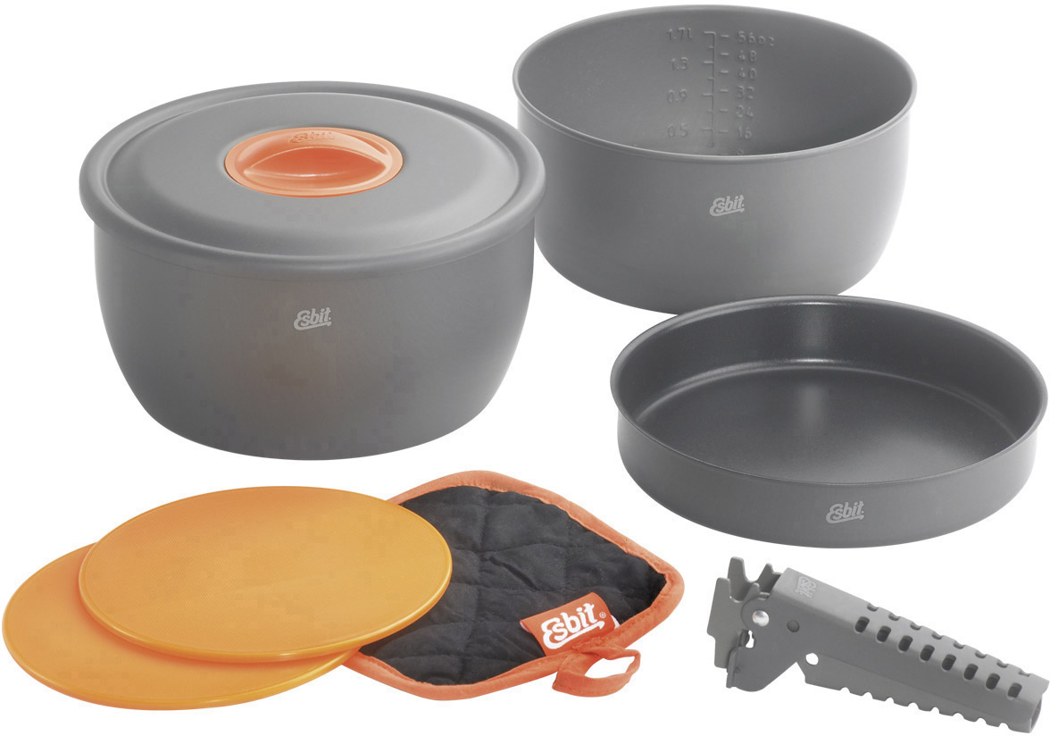 Stoviglie da campeggio - Pentola da campeggio Esbit cookware 1 pz. CW2500HA Alluminio - Stoviglie da campeggio - Pentola da campeggio Esbit cookware 1 pz. CW2500HA Alluminio -