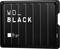 Hard disk esterno 'WD_BLACK P10' con custodia robusta, nero, per console di gioco e PC.