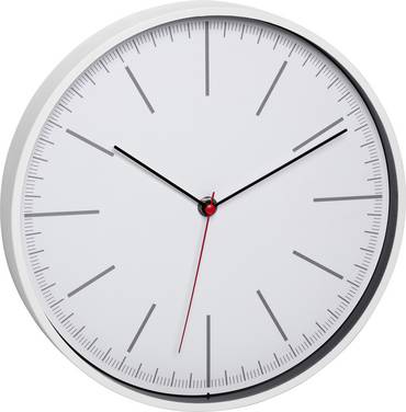 TFA Dostmann 60.3049.02 Quarzo Orologio da parete 28 cm x 28 cm x 3.7 cm Bianco
