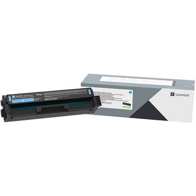 Il toner Lexmark nero con confezione. Prodotto per stampanti, mostra il marchio e la confezione, pronto all'uso.