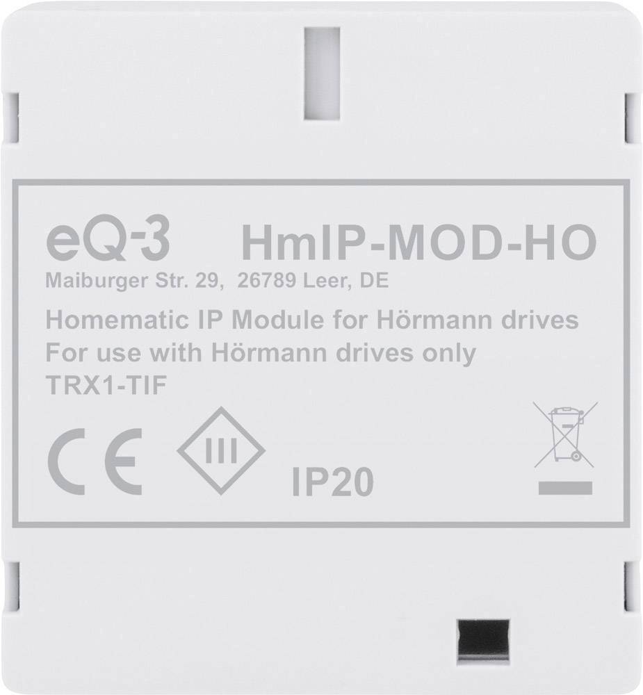 Modulo Homematic IP per azionamenti Hörmann, compatibile solo con dispositivi Hörmann TRX1-TIF.