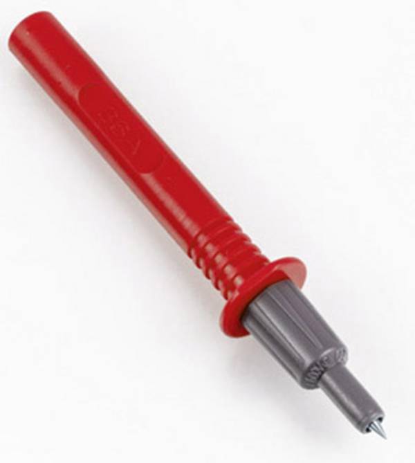 HT Instruments 404-IECR Spina a banana 1003030 Presa a banana, Presa 4mm, Connettore 4 mm CAT III 1000 V, CAT IV 600 V Rosso  1 pz.