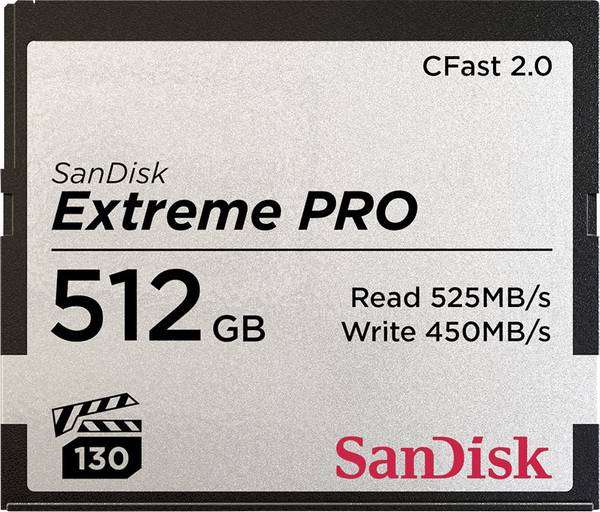 SanDisk Extreme PRO® Scheda CFast  512 GB